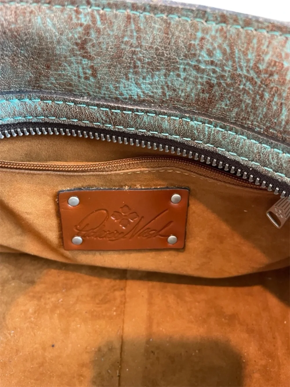 Patricia Nash turquoise tooled